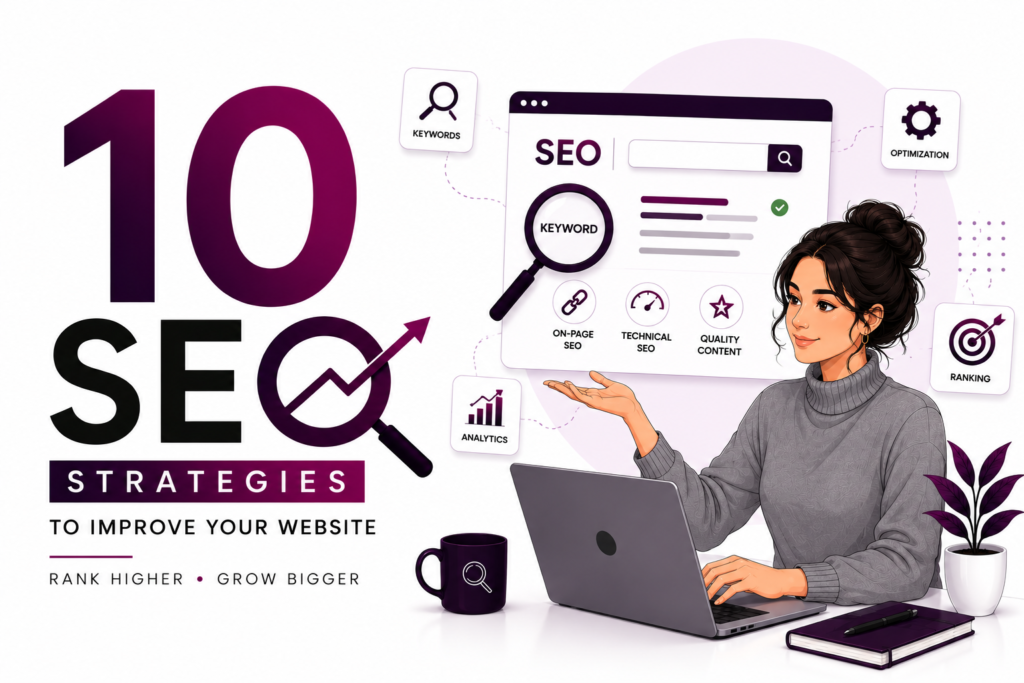 10 SEO strategies to improve your website ranking